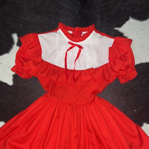 Vintage 1980’s Martha’s Miniatures Were Fussy Toddler Pageant Dress (size 7) - Picture 7 of 12